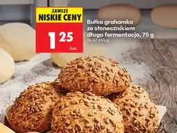 Biedronka Bułka grahamka ze słonecznikiem długa fermentacja oferta