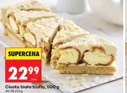Biedronka Ciasto biała trufla oferta