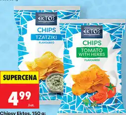 Biedronka Chipsy Ektos, 150 g: tzatziki, pomidory z ziołami oferta