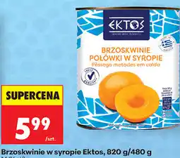 Biedronka Brzoskwinie połówki w syropie Ektos oferta