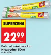 Biedronka Folia aluminiowa Jan Niezbędny, 50 m oferta