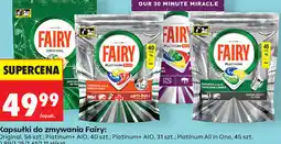 Biedronka Kapsułki do zmywania Fairy, wybrane rodzaje, 31-56 szt oferta