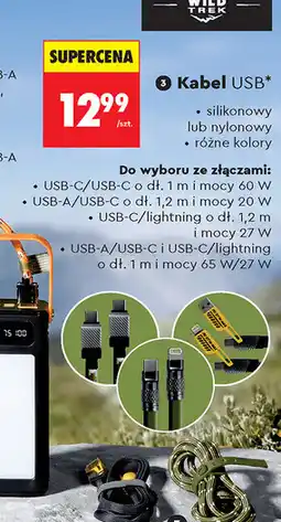 Biedronka Kabel USB oferta