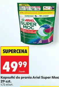 Biedronka Kapsułki do prania Ariel Super Moc, 29 szt oferta