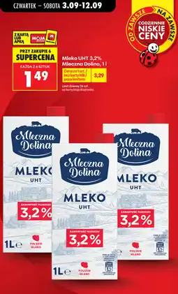 Biedronka Mleczna Dolina Mleko UHT 3,2% oferta