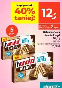 Dealz Baton waflowy Hanuta Riegel oferta
