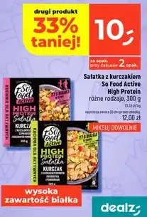 Dealz Sałatka z kurczakiem So Food Active High Protein różne rodzaje oferta