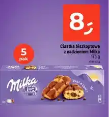 Dealz Ciastka biszkoptowe z nadzieniem Milka oferta