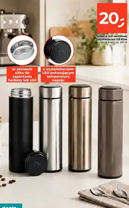 Dealz Termos ze stali nierdzewnej z wyświetlaczem LED Altom, poj oferta