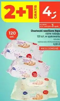Dealz Chusteczki nawilżane Hops różne rodzaje, 120 szt. w opakowaniu oferta