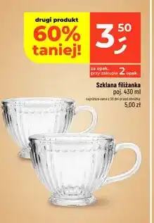 Dealz Szklana filiżanka poj oferta