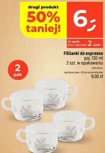 Dealz Filiżanki do espresso poj. 130 ml 2 szt. w opakowaniu oferta
