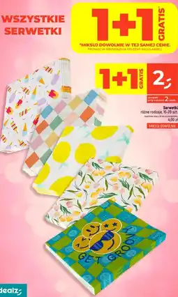 Dealz Serwetki, różne rodzaje oferta
