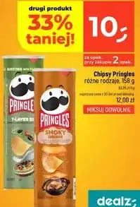 Dealz Chipsy Pringles różne rodzaje oferta