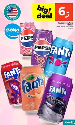 Dealz Nap3j gazowany Fanta lub Pepsi oferta