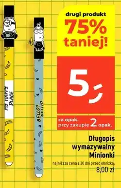Dealz Długopis wymazywalny Minionki oferta