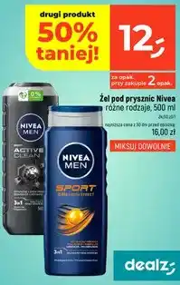 Dealz Żel pod prysznic Nivea oferta