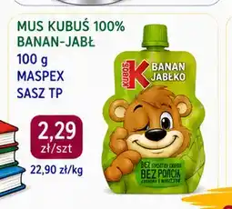EMMA market Mus Kubuś 100% banan-jabłko oferta