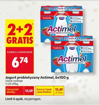 Biedronka Jogurt probiotyczny Actimel 6-pak oferta