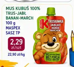 EMMA market Mus Kubuś 100% truskawka-jabłko-banan-marchew oferta