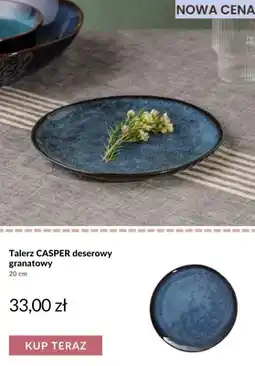 Homla Talerz Casper deserowy granatowy 20 cm oferta