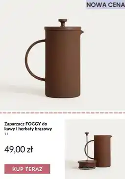 Homla Zaparzacz Foggy do kawy i herbaty brązowy oferta