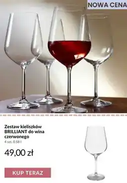 Homla Zestaw kieliszków Brilliant do wina czerwonego 4 szt oferta