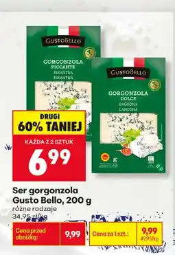 Biedronka Ser gorgonzola Gusto Bello dolce oferta