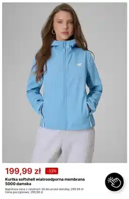 4F Kurtka softshell wiatroodporna membrana 5000 damska 4F oferta