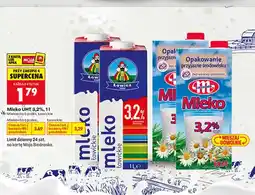Biedronka Mleko UHT Mlekovita Łączka 3,2% oferta