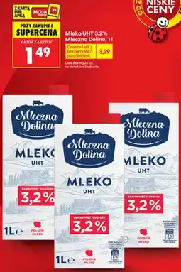 Biedronka Mleko UHT Mleczna Dolina 3,2% oferta