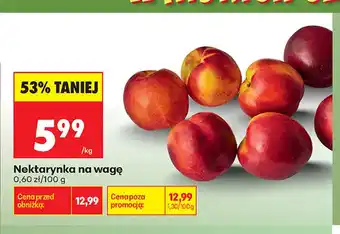 Biedronka Nektarynki oferta