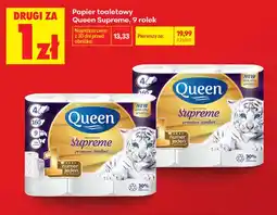 Biedronka Papier toaletowy Queen Supreme 9-pak oferta