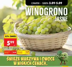 Biedronka Winogrona jasne oferta