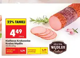 Biedronka Kiełbasa krakowska Kraina Wędlin oferta
