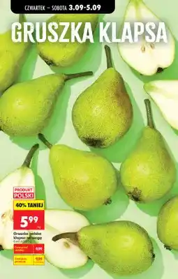 Biedronka Gruszki polskie klapsa oferta