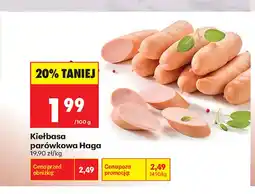 Biedronka Kiełbasa parówkowa Haga oferta