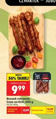 Biedronka Boczek rolowany Czas na Grill oferta