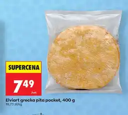 Biedronka Grecka pita pocket Elviart oferta