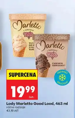 Biedronka Lody Marletto Good Lood wanilia bourbon z palonym masłem oferta