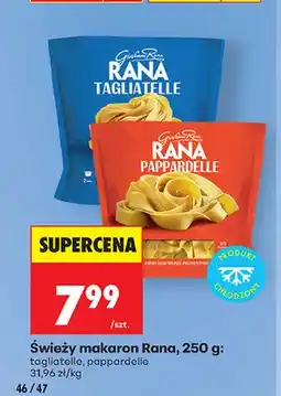 Biedronka Świeży makaron tagliatelle Rana oferta