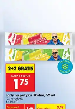 Biedronka Lody na patyku Skolim limonka cytryna oferta