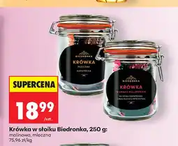 Biedronka Krówka w słoiku Biedronka malinowa oferta