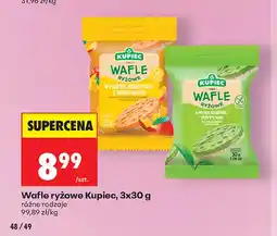 Biedronka Wafle ryżowe Kupiec 3-pak oferta