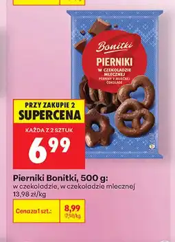 Biedronka Pierniki w czekoladzie mlecznej Bonitki oferta