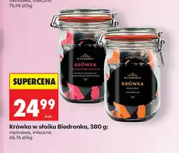 Biedronka Krówka w słoiku Biedronka mleczna oferta