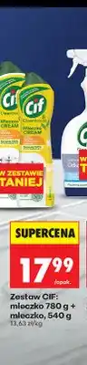 Biedronka Zestaw Cif mleczko 780 g + mleczko 540 oferta