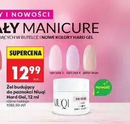 Biedronka Żel budujący do paznokci Niuqi Hard Gel oferta