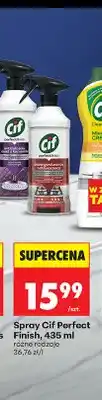 Biedronka Spray Cif Perfect Finish osad z kamienia oferta