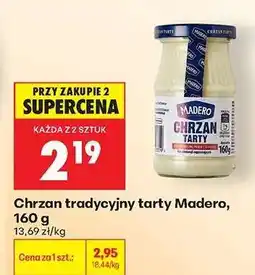 Biedronka Chrzan tradycyjny tarty Madero, 160 g oferta